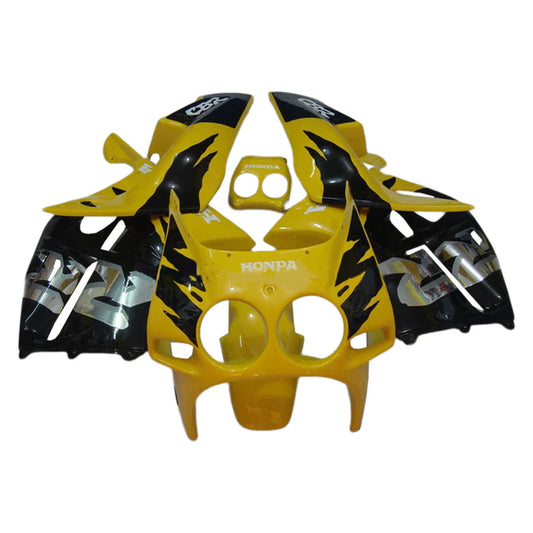 1988-1989 Honda CBR250RR Yellow & Black Fairing Kit