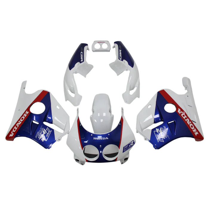 1990-1998 Honda CBR250RR MC22 White Blue Fairing Kit