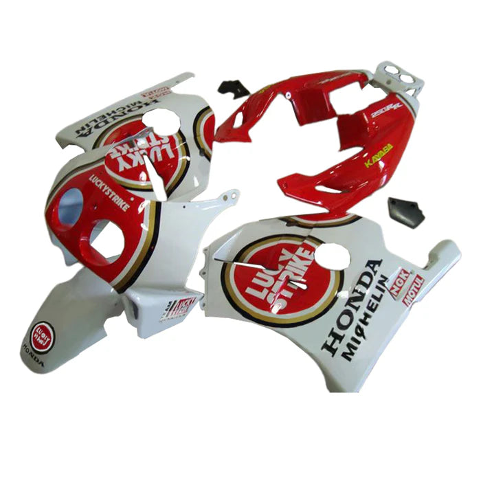 1990-1998 Honda CBR250RR MC22 White Red Fairing Kit
