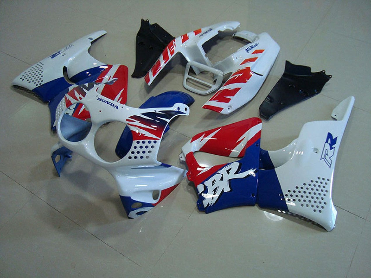 1992-1993 White Blue Red Honda CBR900RR 893 Motorcycle Fairings