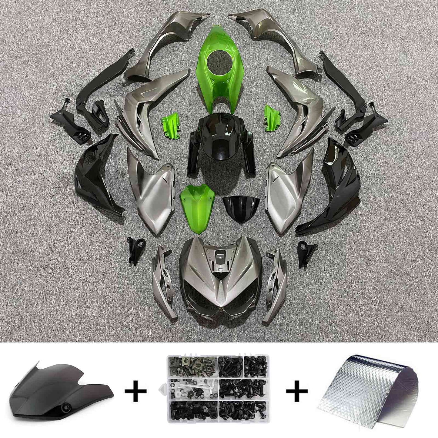 2014-2017 Kawasaki Z1000 Fairing Kit Bodywork Plastic ABS