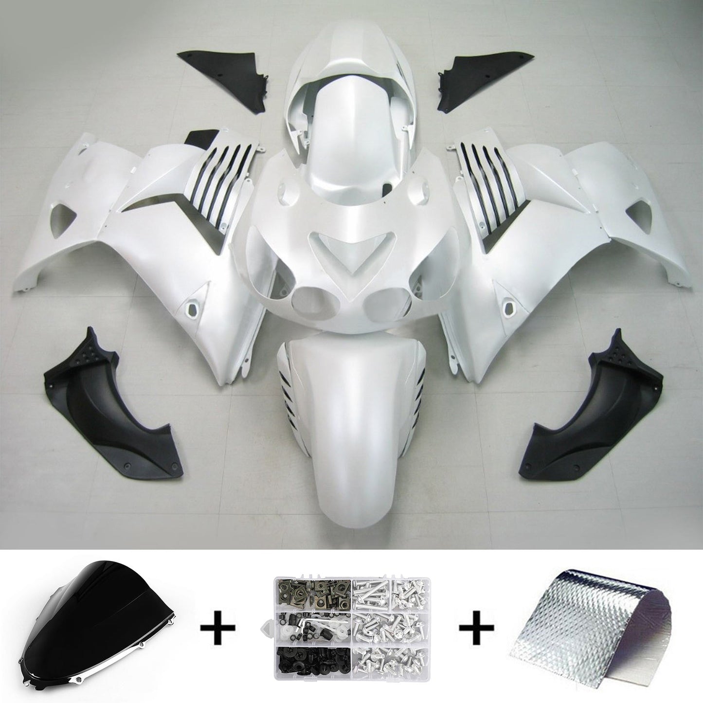 2006-2011 Kawasaki ZX14R Fairing Kit Bodywork Plastic ABS
