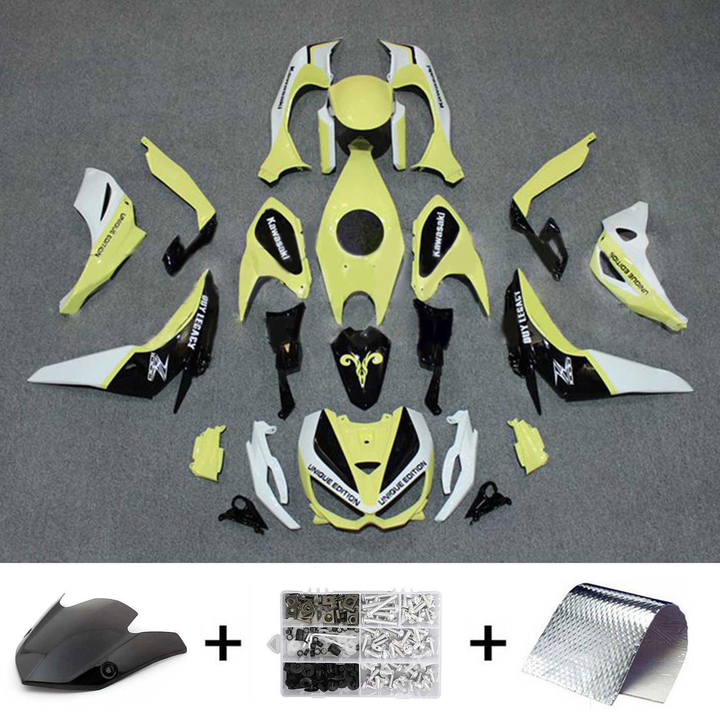 2014-2017 Kawasaki Z1000 Fairing Kit Bodywork Plastic ABS