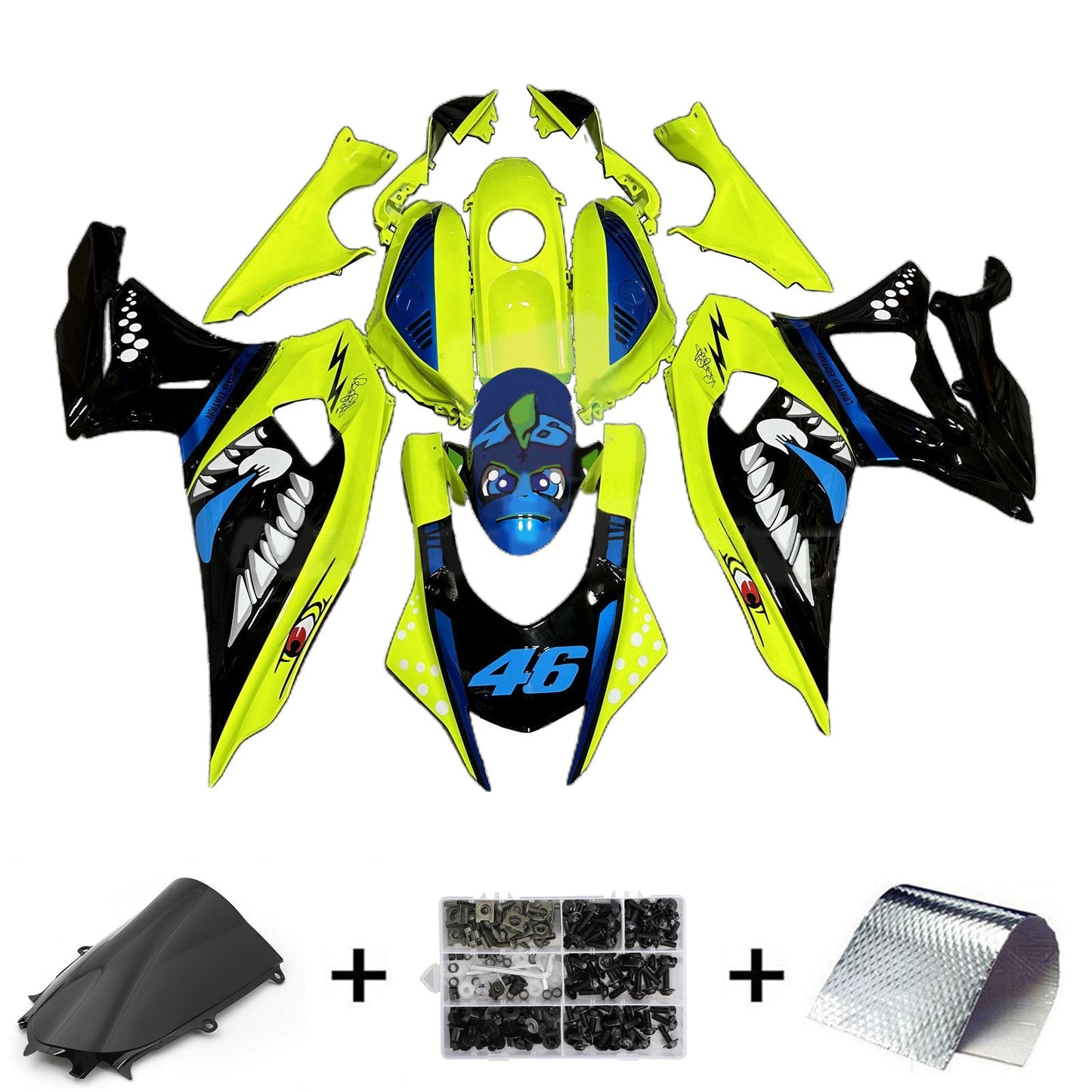 2021-2025 Yamaha YZF-R7 Fairing Kit Bodywork Plastic ABS