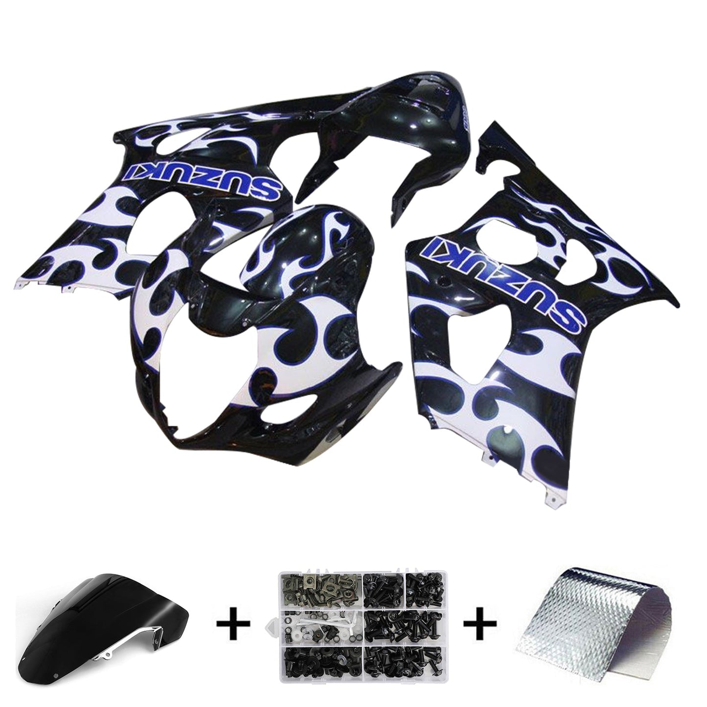 2003-2004 Suzuki GSXR1000 K3 Fairing Kit Bodywork Plastic ABS