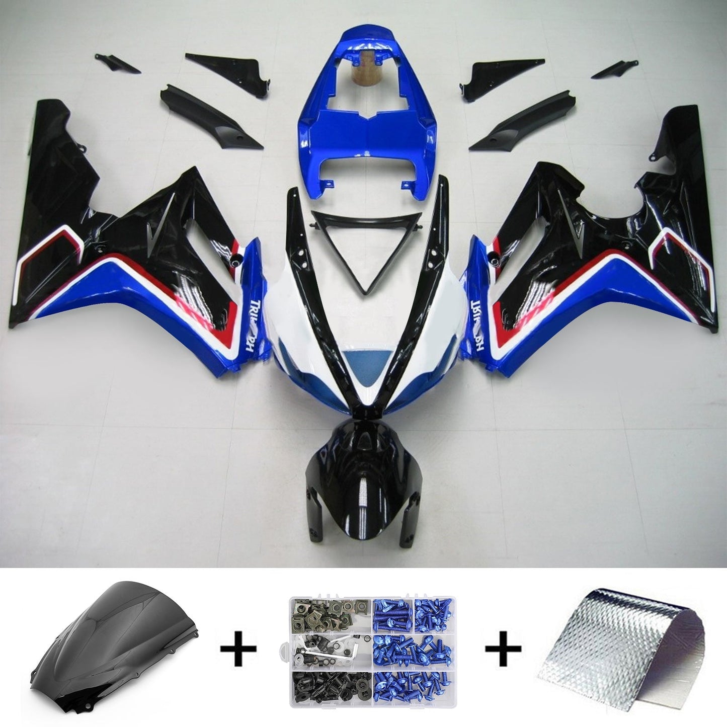 2006-2008 Triumph Daytona 675 Fairing Kit Bodywork Plastic ABS