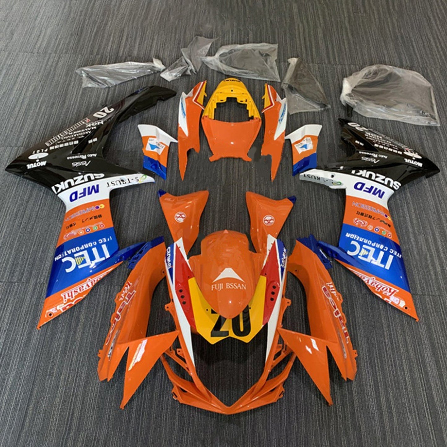 2011-2025 Suzuki GSXR 600/750 K11 Fairing Kit Bodywork Plastic ABS
