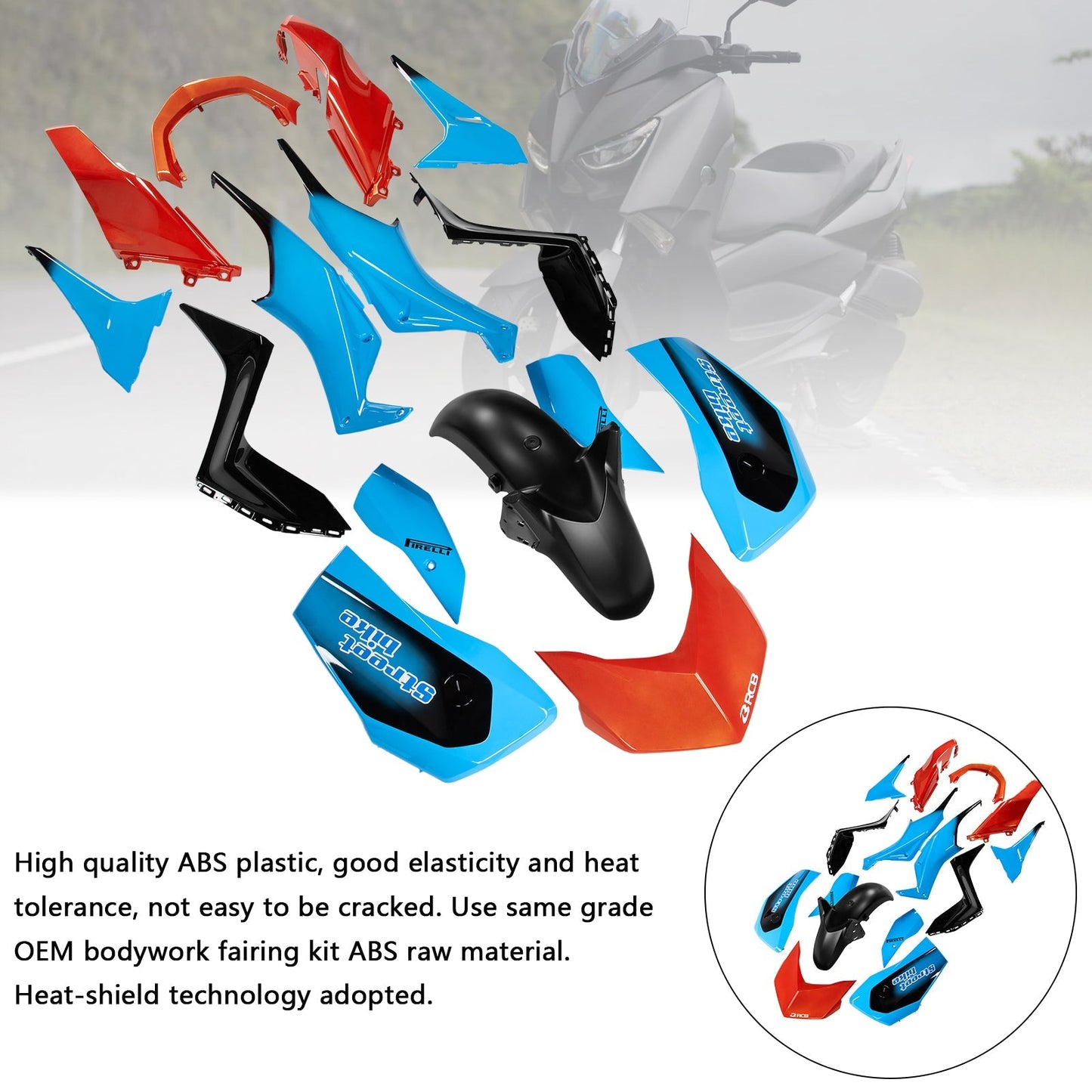 2023-2024 Yamaha X-MAX 300 XMAX Fairing Kit