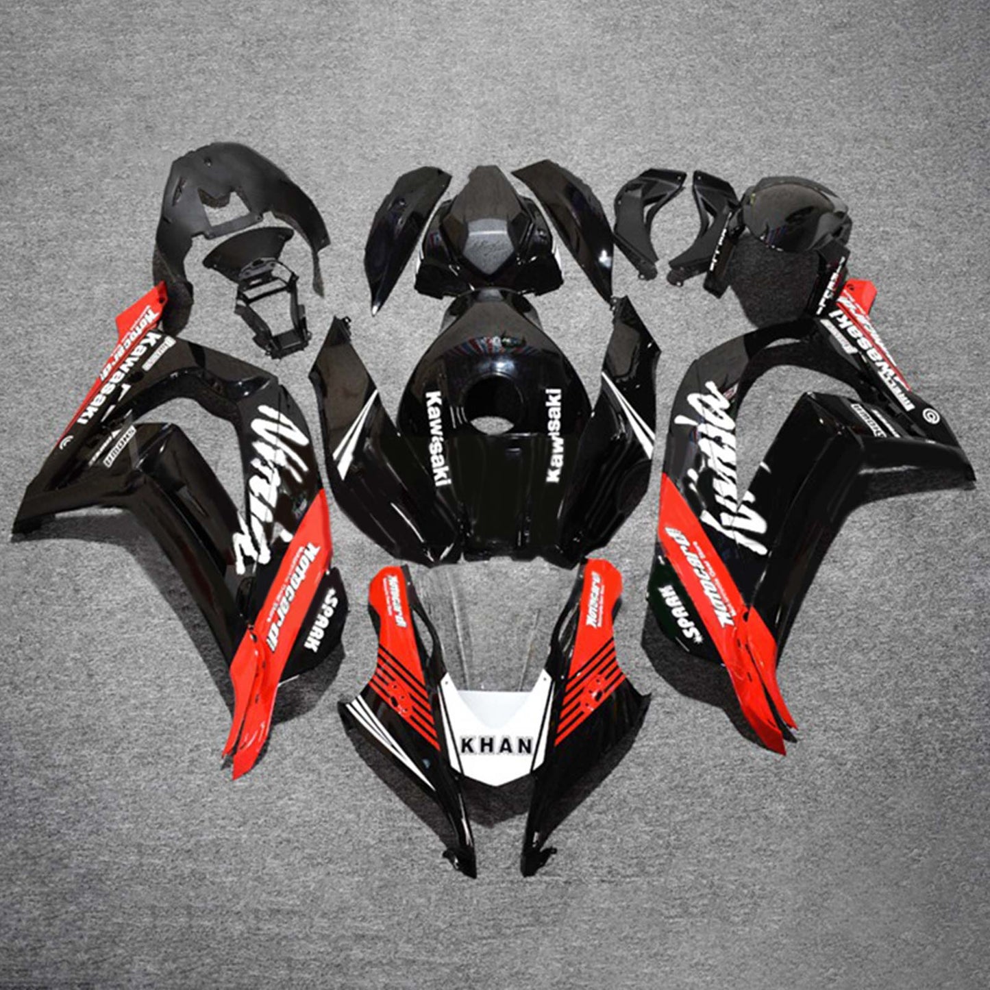 2016-2020 Kawasaki ZX10R Fairing Kit Bodywork Plastic ABS
