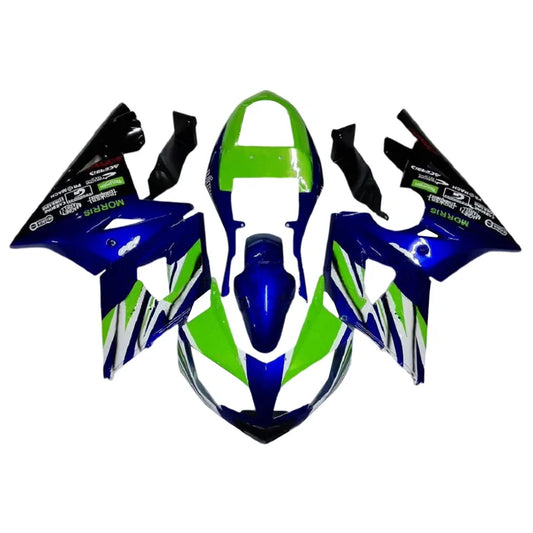 2002-2005 Triumph Daytona 600 650 Blue & Green Fairing Kit