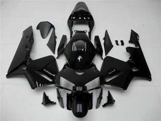 2003-2004 Glossy Black Honda CBR600RR Plastics Motorcycle Fairings