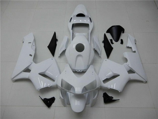 2003-2004 Glossy White Honda CBR600RR Motorcycle Fairings