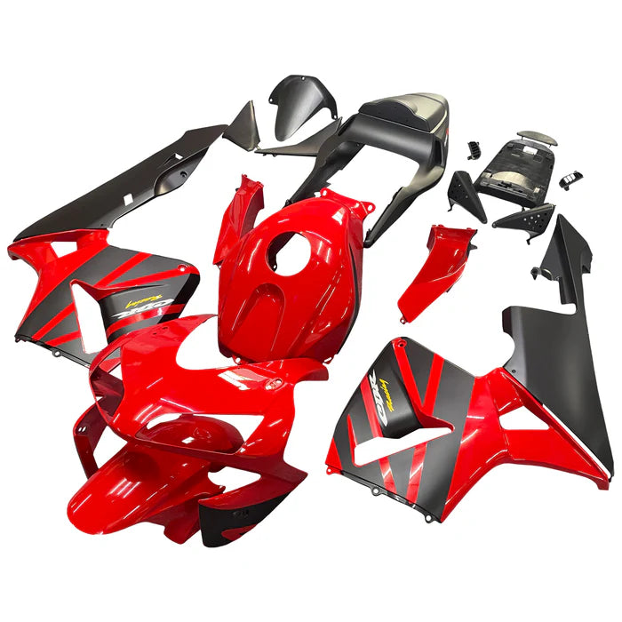 2003 2004 CBR600RR Honda Fairing Black & Red Kit