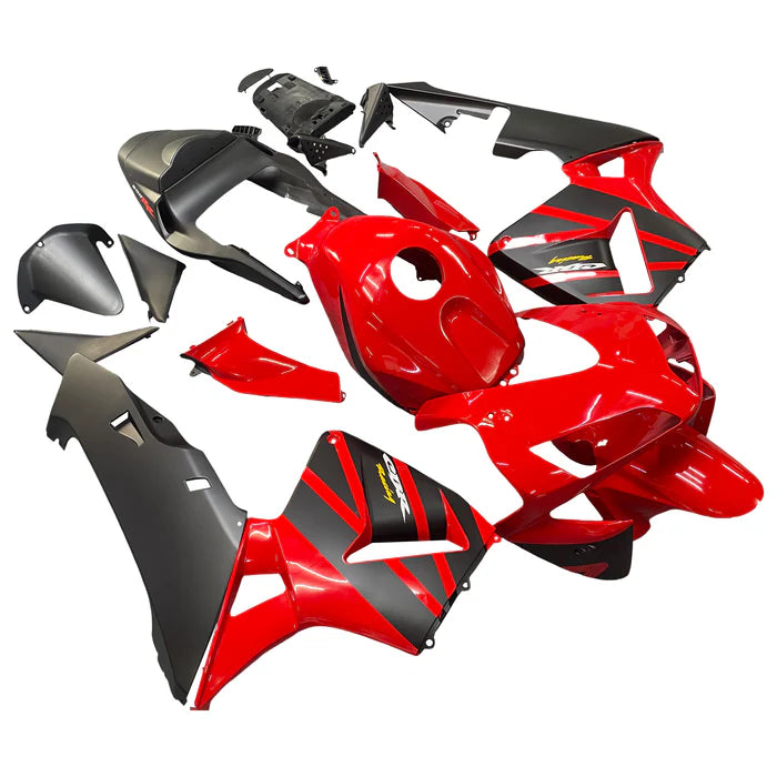 2003 2004 CBR600RR Honda Fairing Black & Red Kit