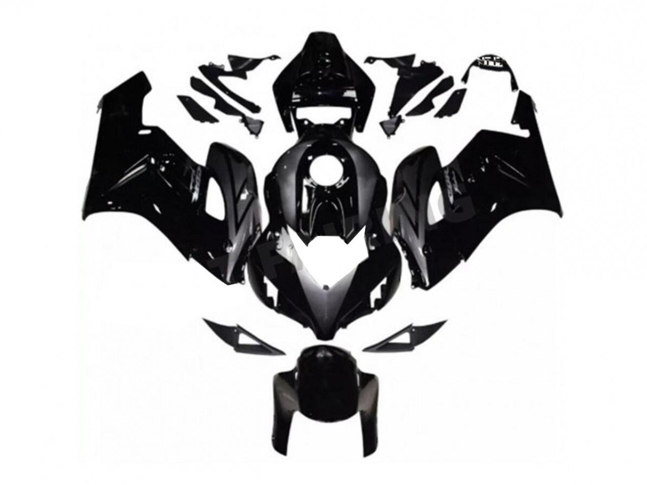 2004-2005 Black Grey Honda CBR1000RR Motorcycle Fairings