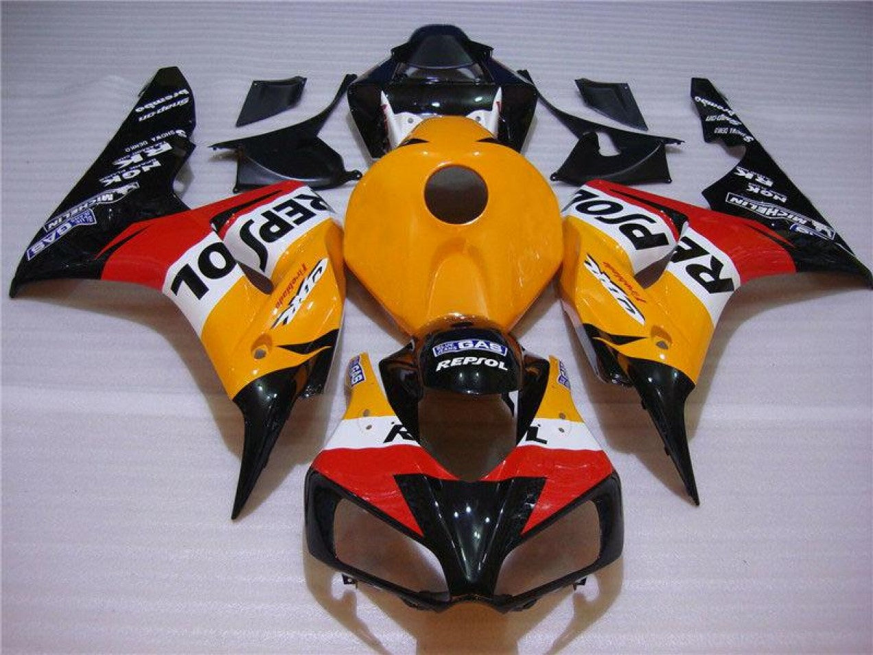 2004-2005 Orange Black Honda CBR1000RR Motorcycle Fairings