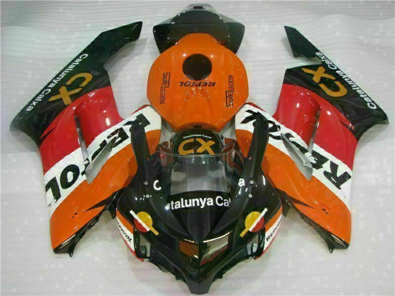 2004-2005 Orange Honda CBR1000RR Motorcycle Fairings & Bodywork