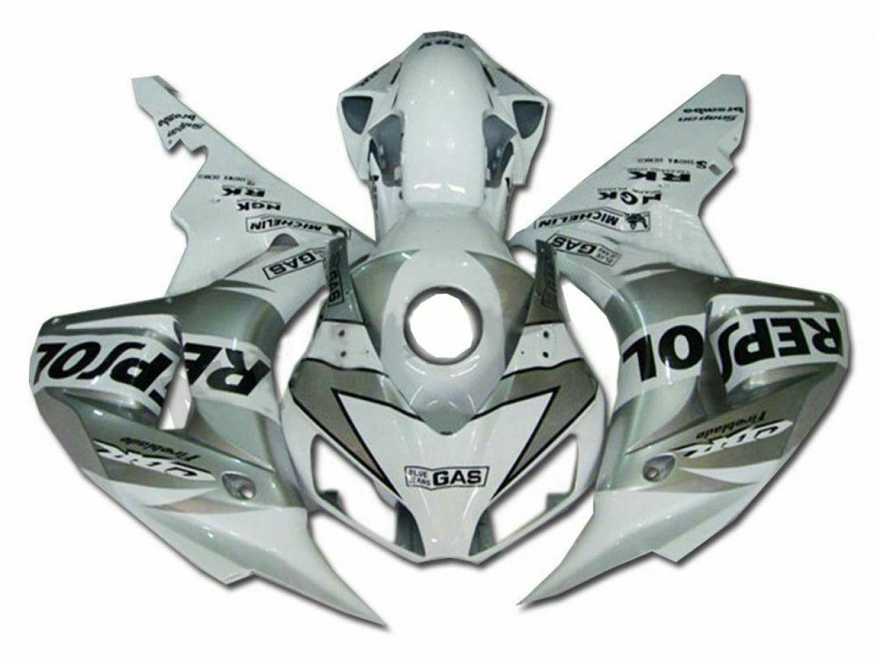 2004-2005 Silver Honda CBR1000RR Motorcycle Fairings