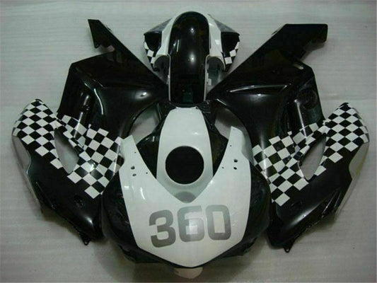 2004-2005 White Black Honda CBR1000RR Motorcycle Fairings Bodywork