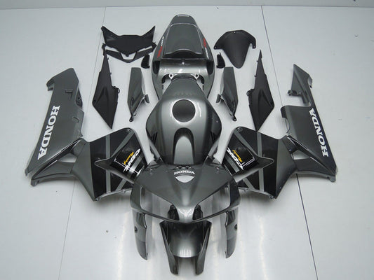 2005-2006 Grey Black Honda CBR600RR Motorcycle Fairings