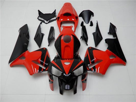2005-2006 Red Black Honda CBR600RR Fairing Kit