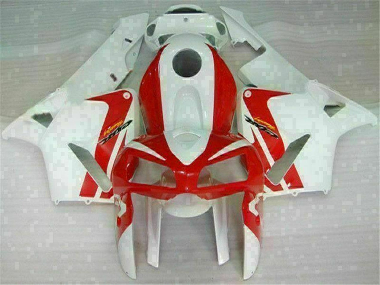 2005-2006 Red White Honda CBR600RR Motorcycle Fairings & Bodywork