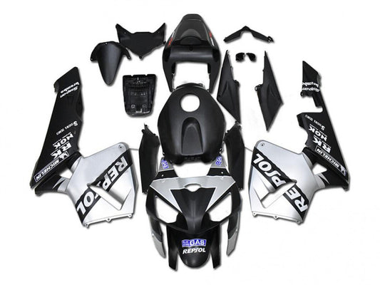2005-2006 Silver Black Honda CBR600RR Motorcycle Fairings