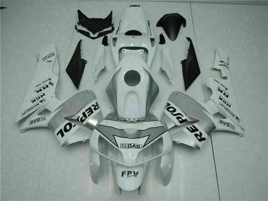 2005-2006 White Honda CBR600RR ABS Fairing Kit