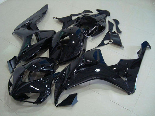 2006-2007 Glossy Black Honda CBR1000RR ABS Motorcycle Fairings