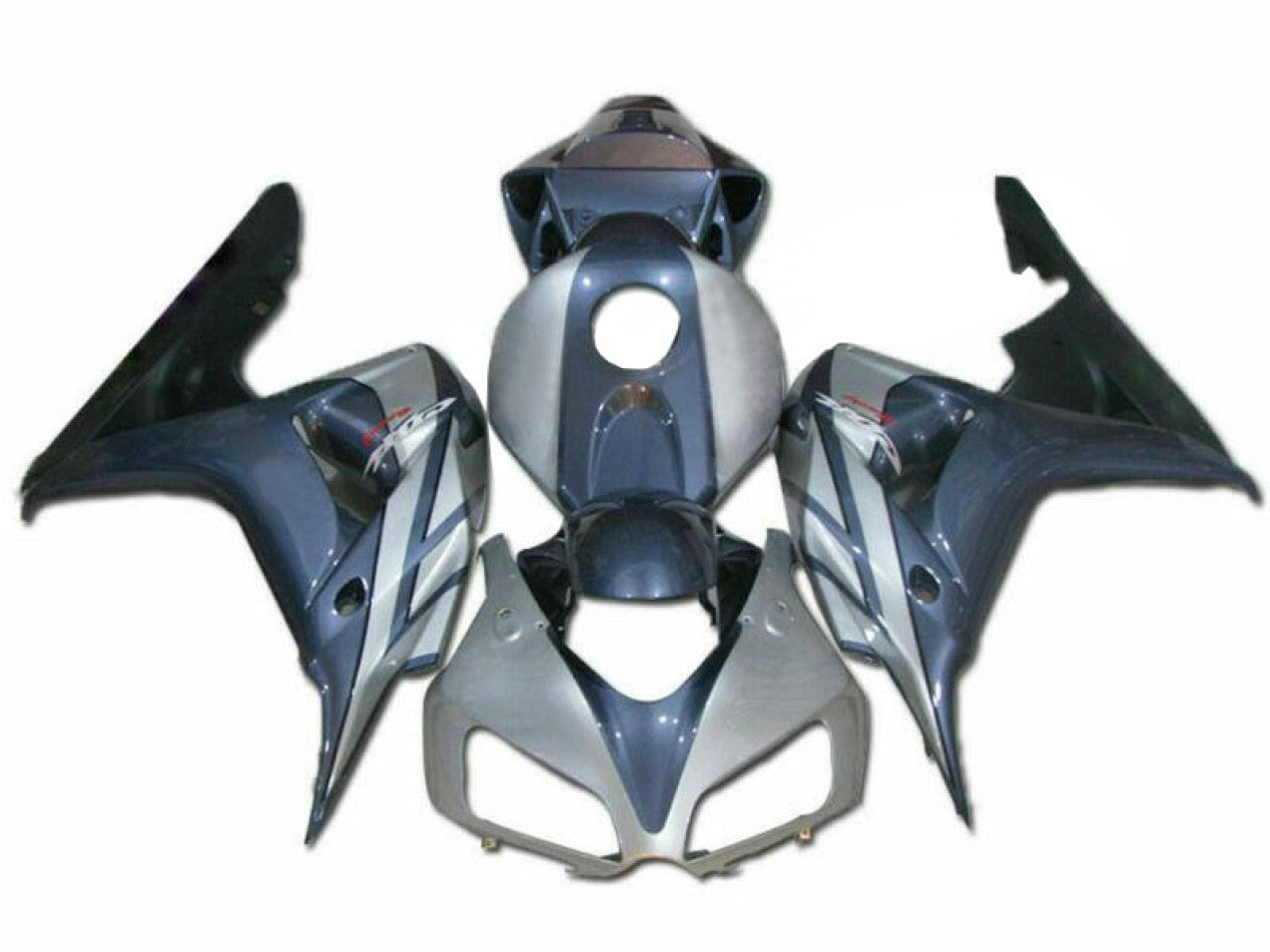 2006-2007 Silver Honda CBR1000RR Motorcycle Fairings
