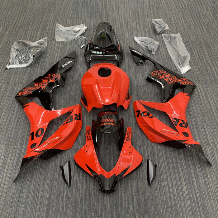 2007-2008 Honda CBR600RR Orange & Black Fairing Kit
