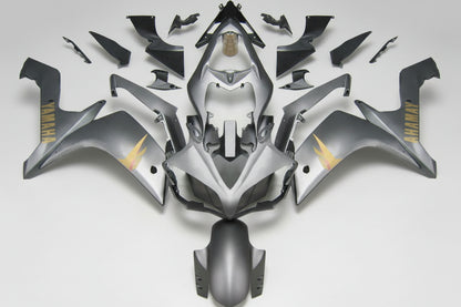 Motorcycle bodywork panels on a white background