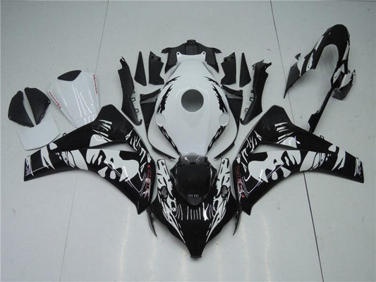 2008-2011 Black White Honda CBR1000RR Motorcycle Fairings