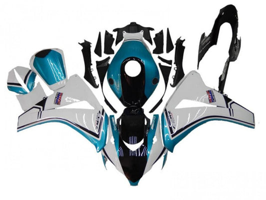 2008-2011 Blue White Honda CBR1000RR Motorcycle Fairings