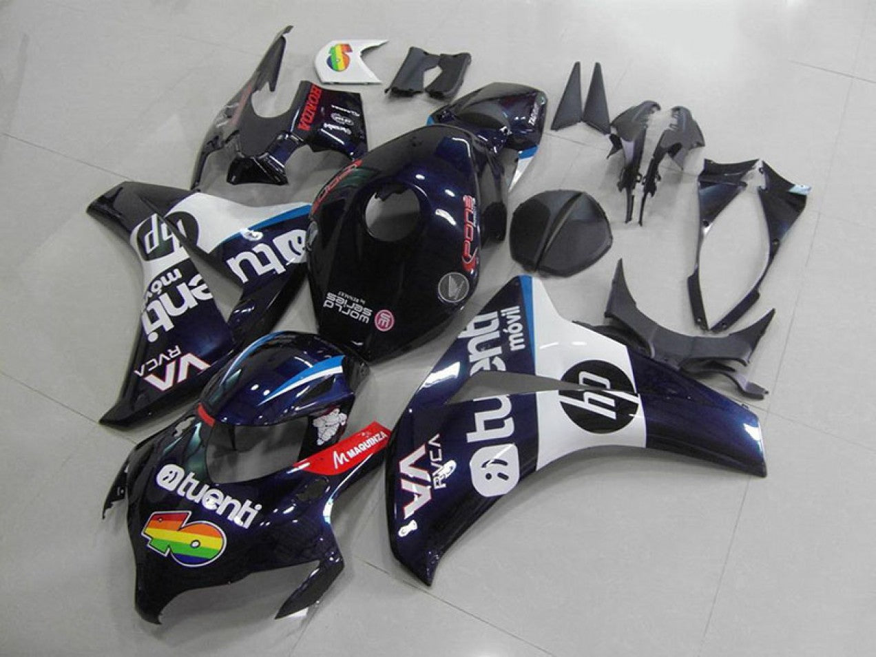2008-2011 Dark Bule Tuenli Honda CBR1000RR Motorcycle Fairings