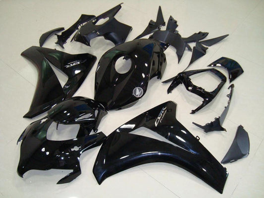 2008-2011 Glossy Black Chrome Decals Honda CBR1000RR Motorcycle Fairings