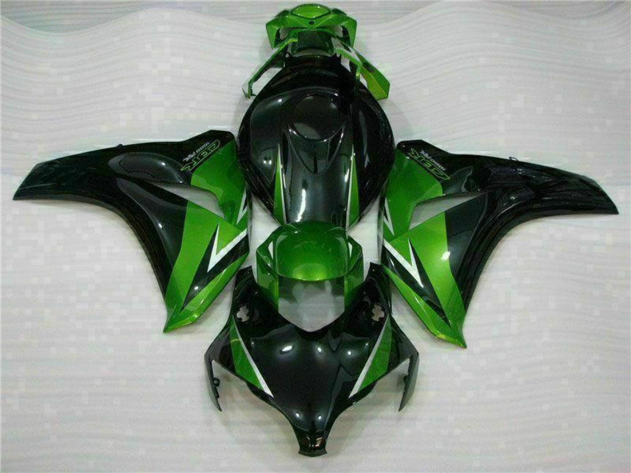2008-2011 Green Black Honda CBR1000RR Motorcycle Fairings