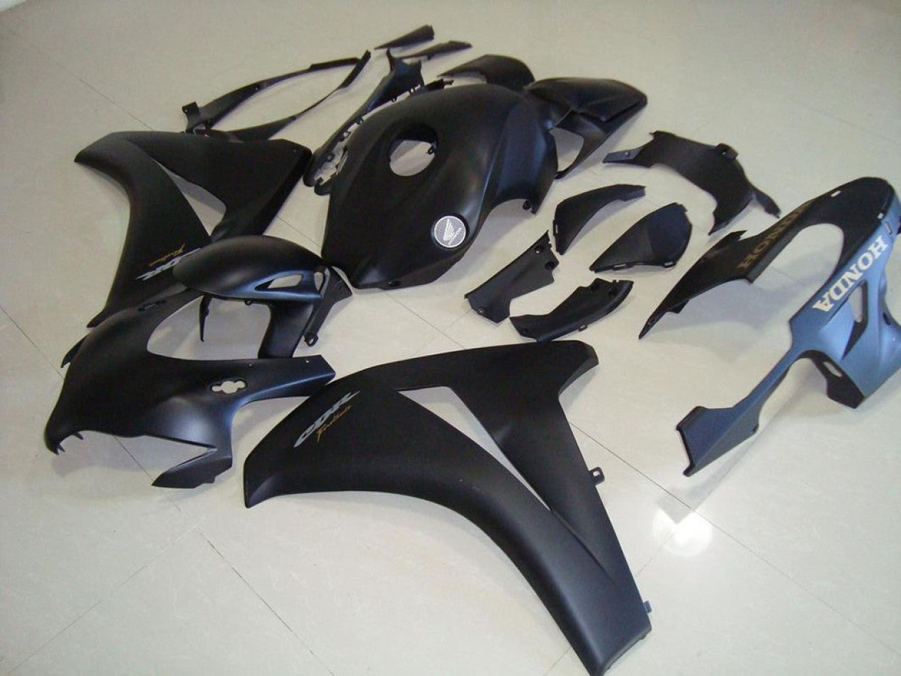 2008-2011 Matte Black Honda CBR1000RR Motorcycle Fairings