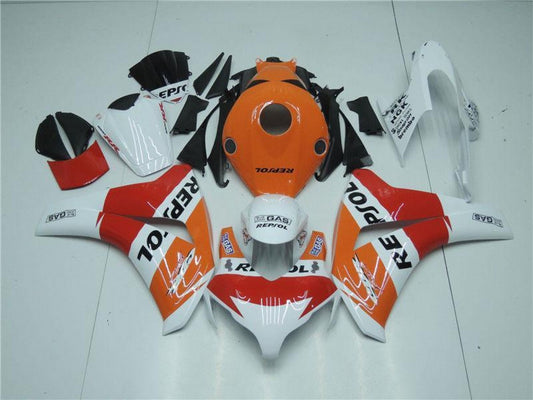 2008-2011 Orange White Red Honda CBR1000RR Motorcycle Fairings