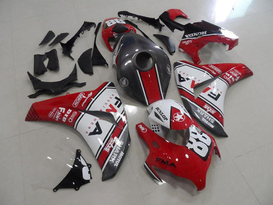 2008-2011 Red and Grey Fma Honda CBR1000RR Motorcycle Fairings