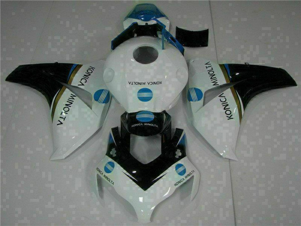 2008-2011 White Honda CBR1000RR Complete Fairing Kit