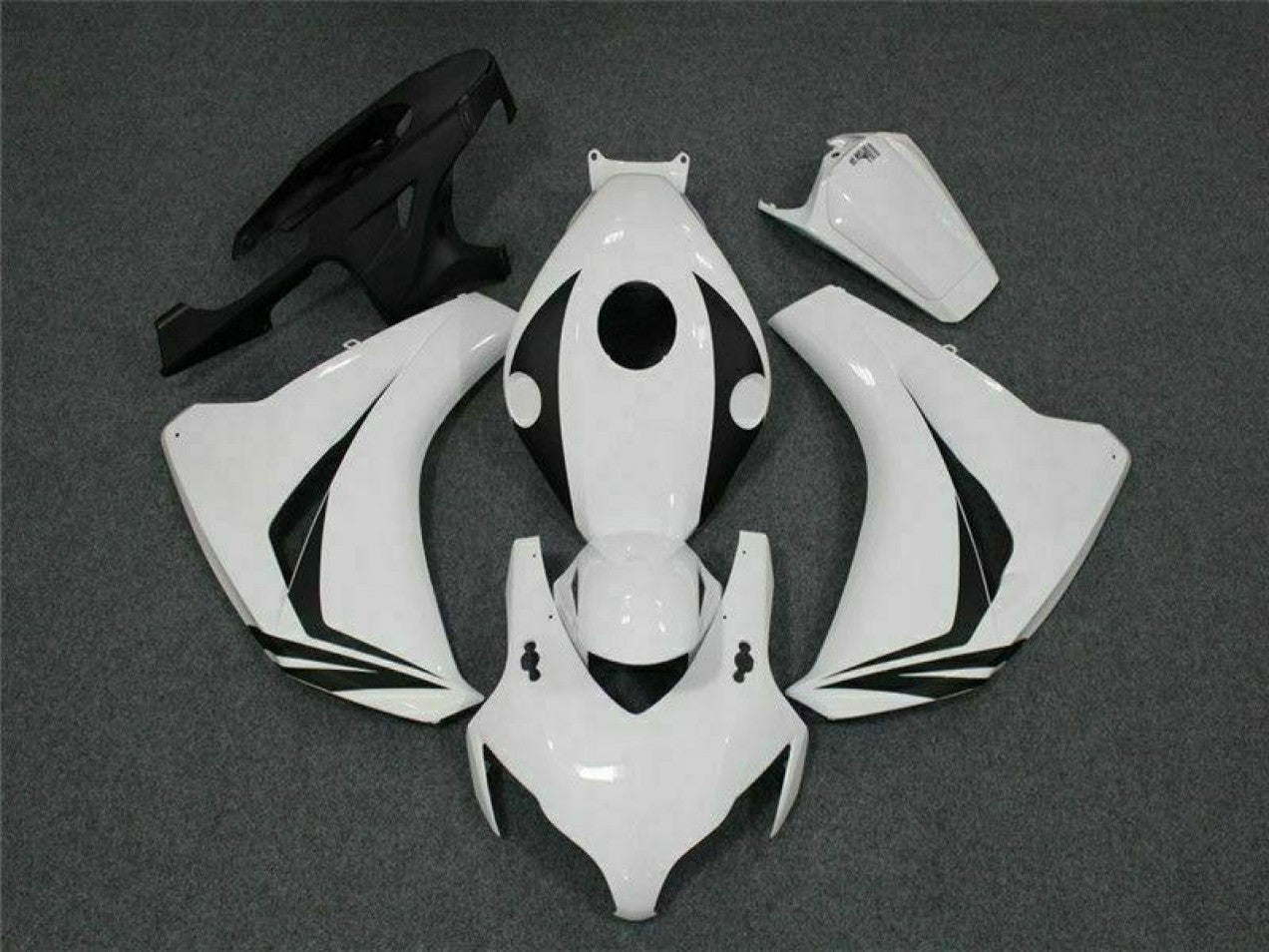2008-2011 White Honda CBR1000RR Injection Motorcycle Fairings