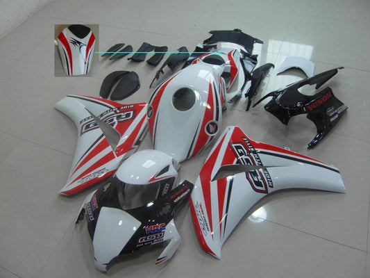 2008-2011 White Red Rsd Honda CBR1000RR Motorcycle Fairings