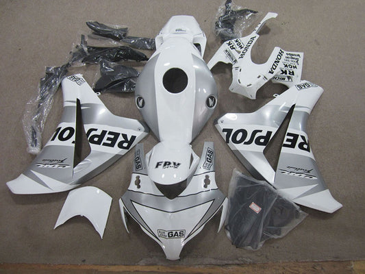 2008-2011 White Repsol Honda CBR1000RR Motorcycle Fairings & Bodywork
