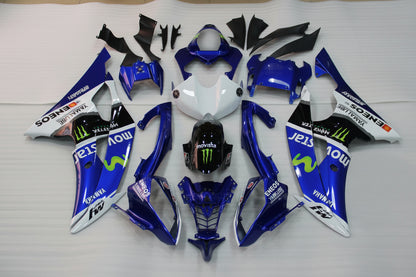 Motorcycle body parts with Monster Energy branding on a white background
