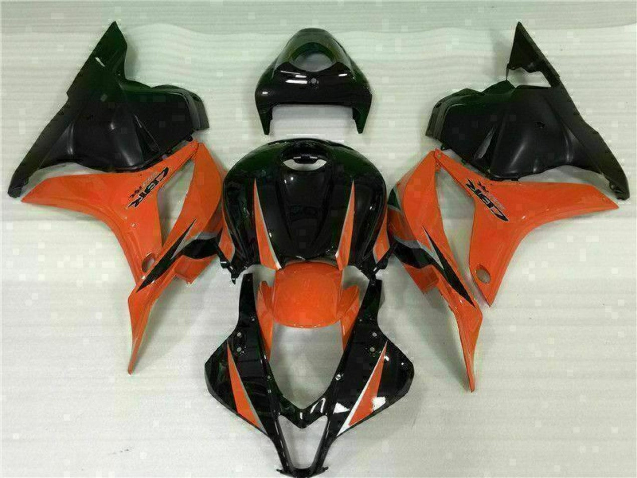 2009-2012 Black Honda CBR600RR Motorcycle Fairings & Bodywork