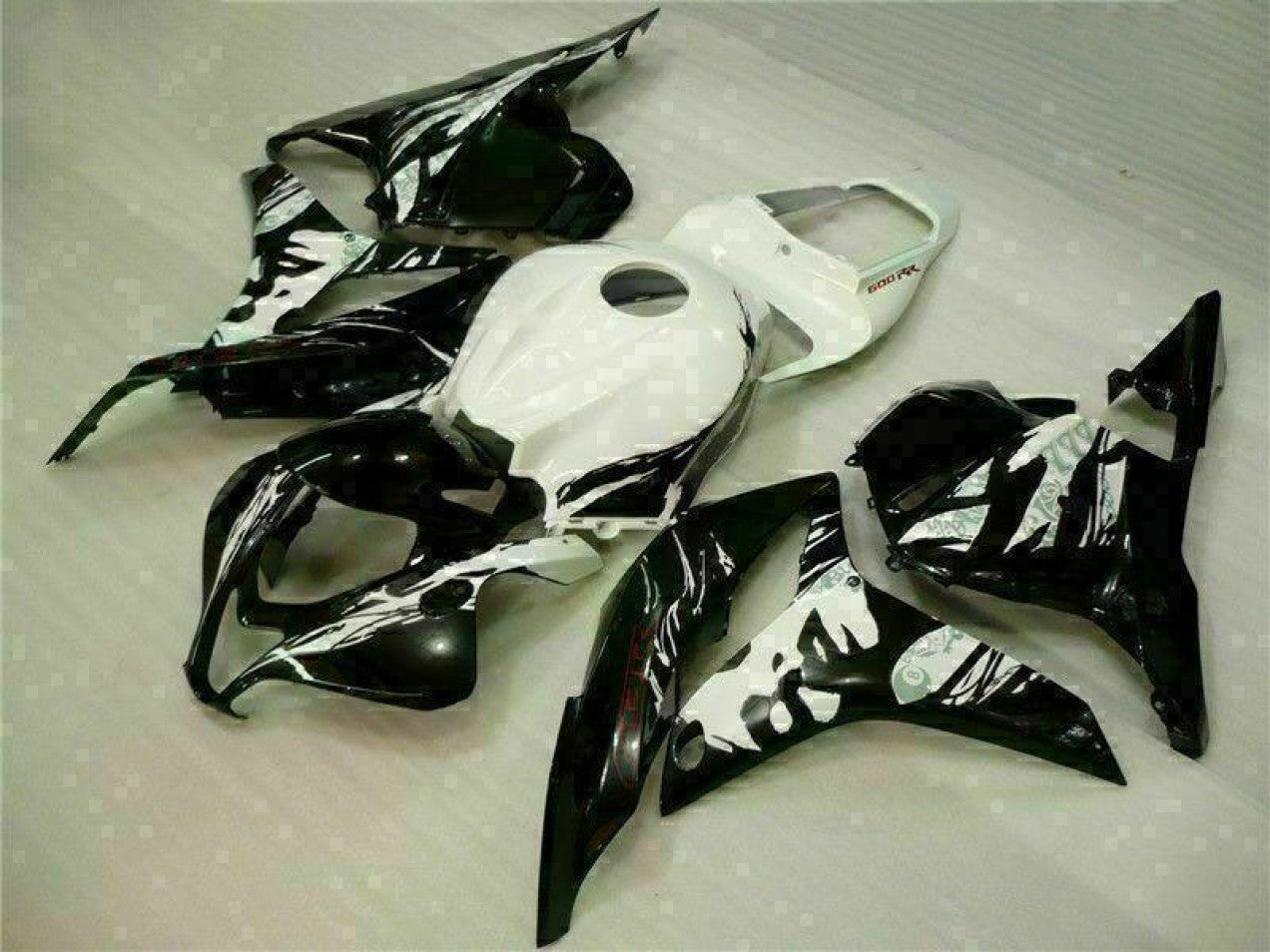 2009-2012 Black Honda CBR600RR Plastics Motorcycle Fairings