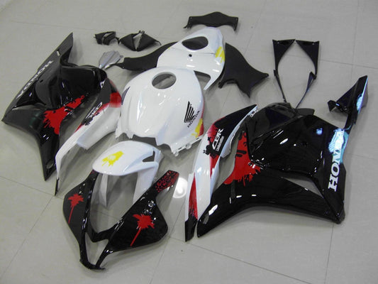 2009-2012 Black Red White Honda CBR600RR Motorcycle Fairings