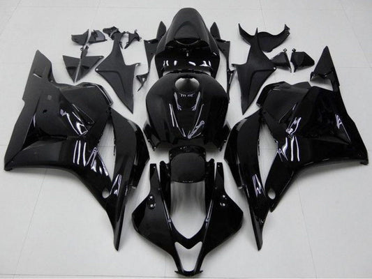 2009-2012 Glossy Black Honda CBR600RR Motorcycle Fairings