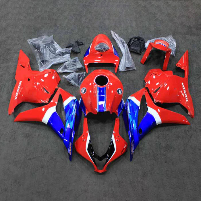 2009-2012 Honda CBR600RR Red Blue White Fairing Kit